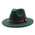 Fedora Hat with Red/Green Stripe with Bee